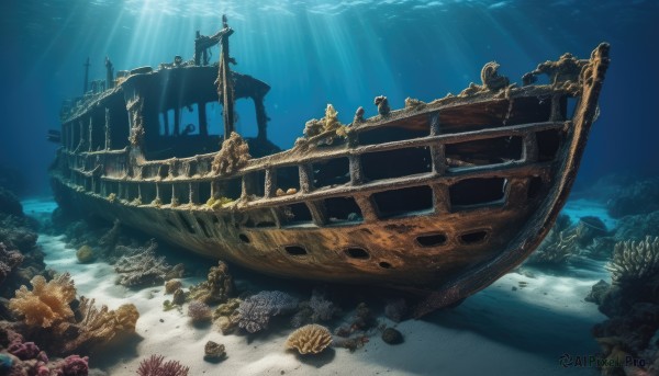 A peaceful image of a boat in day