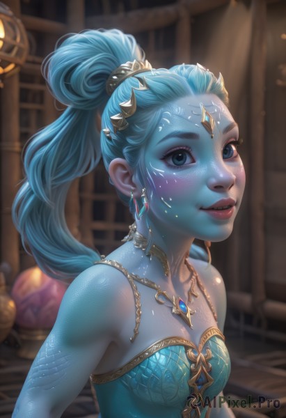 A female captured in a enchanting dynamic scene