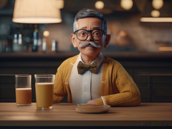 A charming dynamic scene with a male