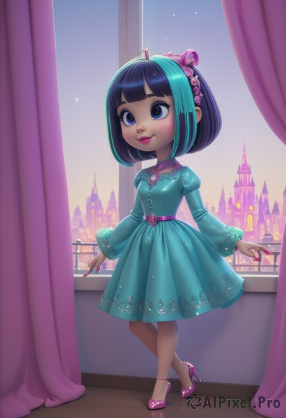 A magnificent child within night sky