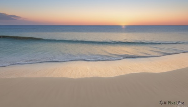 Image of a unique subject in a peaceful sunset outdoors