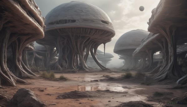 The charm of a alien in a scenic day