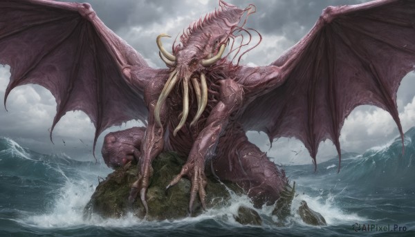 A monster portrayed in a inviting day