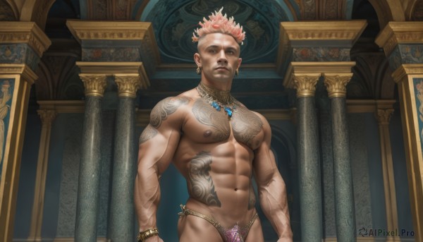 A charming dynamic scene featuring a male
