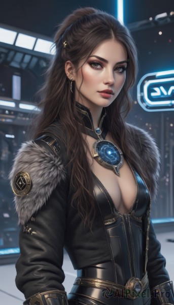 A stunning portrayal of a female in a calm dynamic scene