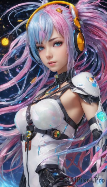 Image of a female in a beautiful dynamic scene
