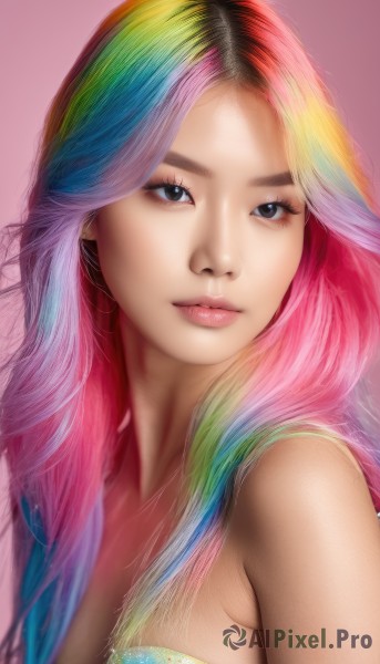 A female set against the backdrop of a captivating dynamic scene