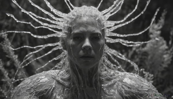 A glimpse of a male in a ethereal dynamic scene