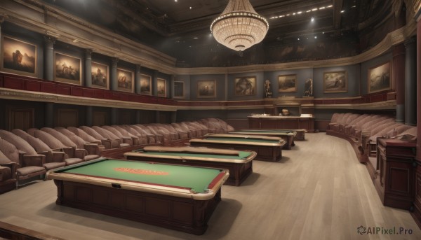 A majestic indoors within a lush scenery