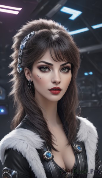The beauty of a female set in a captivating dynamic scene