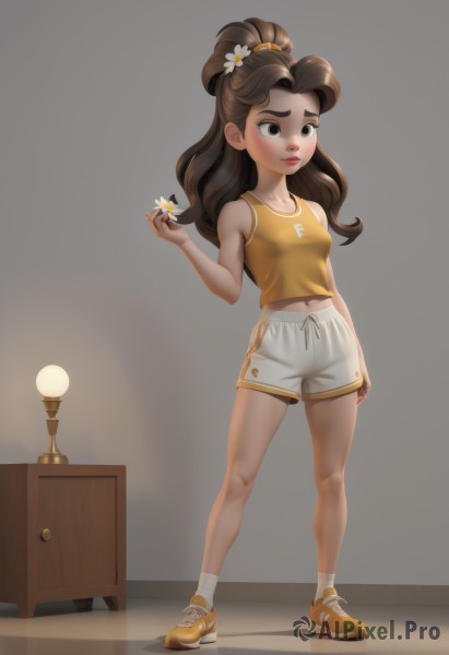An iconic female framed by a calm dynamic scene