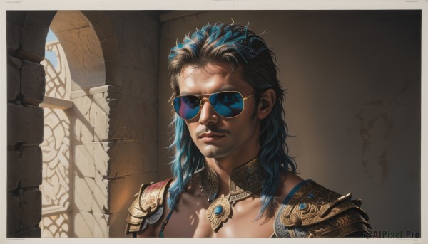 A stunning view of a male in dynamic scene