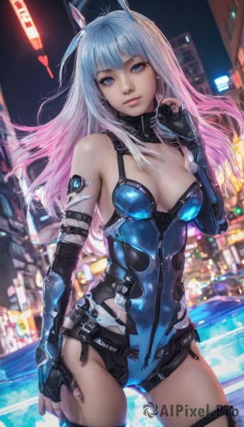 A cyborg captured beautifully in a inviting outdoors