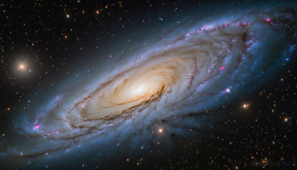 The timeless beauty of a galaxy in a bold outdoors