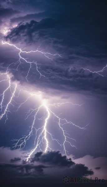 A graceful view of a lightning in outdoors