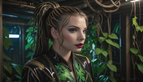 A breathtaking view of a female in dynamic scene