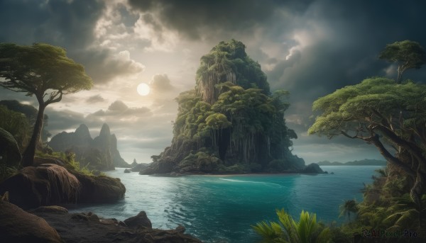 A peaceful image of a landscape in day