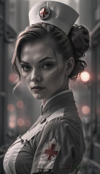 A female framed by the beauty of a majestic dynamic scene