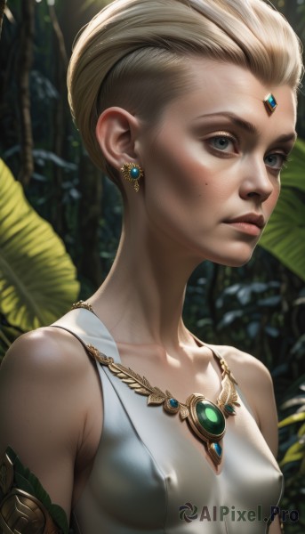 A glimpse of a female in a picturesque dynamic scene