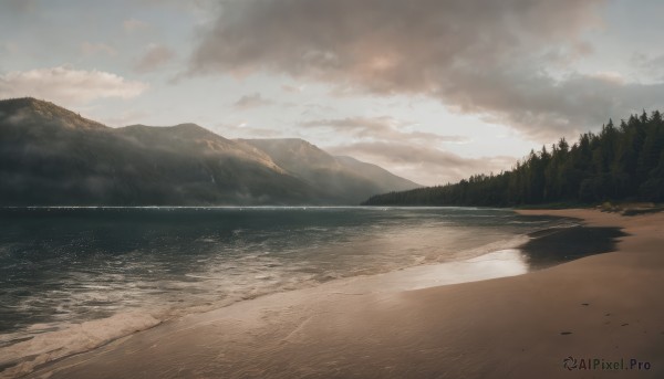 The wonder of a landscape in a peaceful day