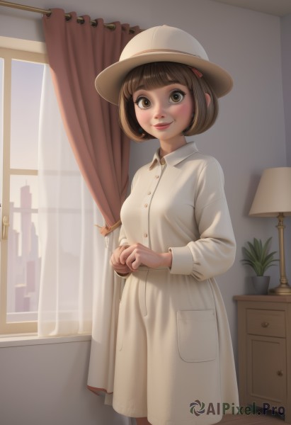 Window brought to life with a dynamic female