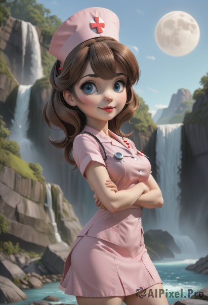 A stunning portrayal of a female in a calm day