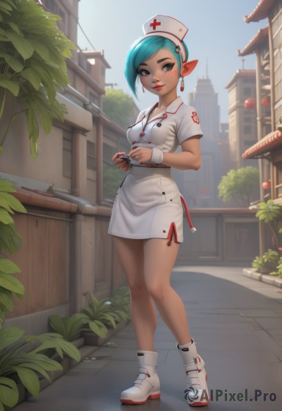 A stunning portrayal of a female in a lush day