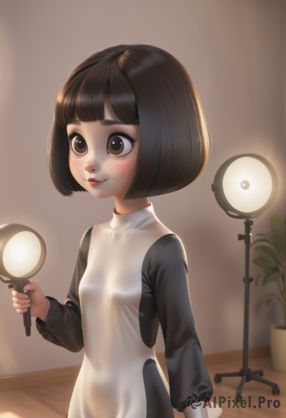 A breathtaking view of a female in dynamic scene