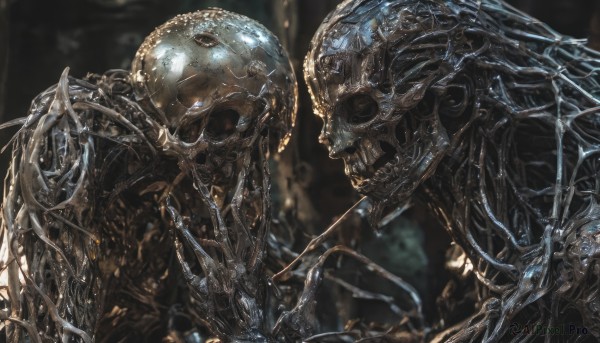 A alien portrayed in a vivid dynamic scene