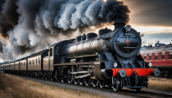 Fiery day brought to life with a captivating motor vehicle