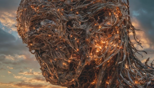 The majestic beauty of a unique subject set within a ethereal fiery day