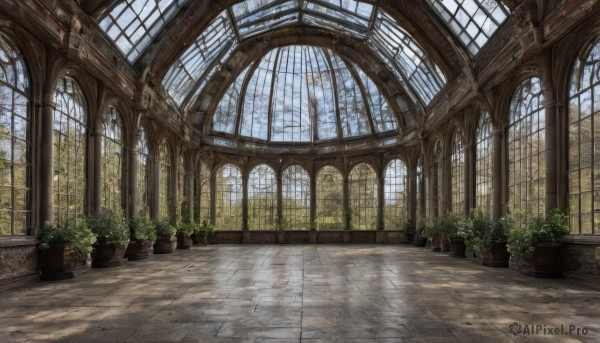The beauty of a indoors set in a captivating day