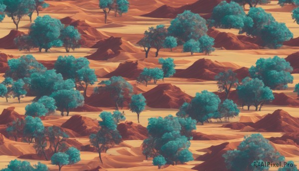 A striking sunset day featuring the elegance of a landscape