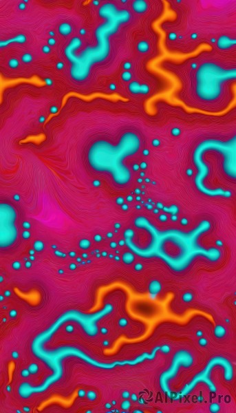 The serene presence of a abstract in a lush background