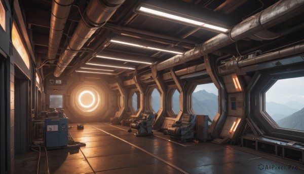 The beauty of a indoors set in a captivating day