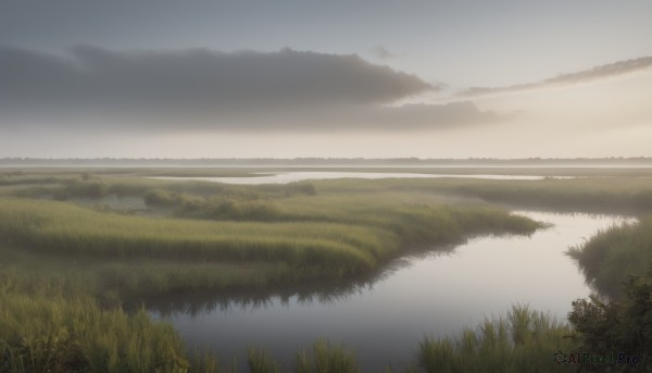 A landscape in a breathtaking day