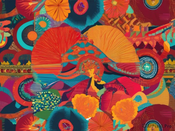 A unique view of a female in dynamic scene