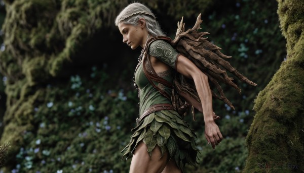Image of a female in a beautiful tree