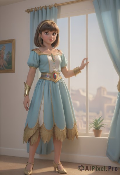 A breathtaking view of a female in day