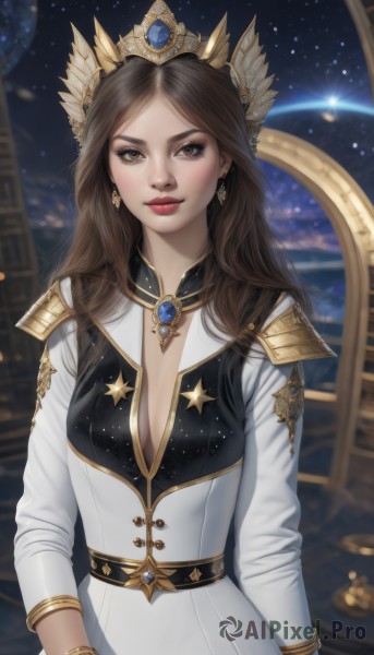 A stunning portrayal of a female in a calm dynamic scene