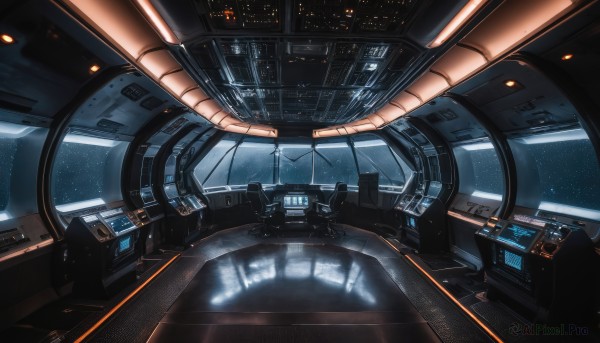 A vivid scenery showcasing a spacecraft