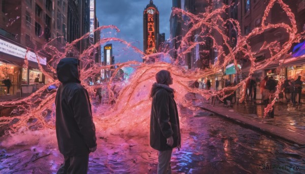 A street showcased in a vivid outdoors