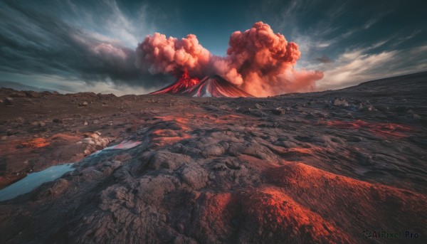 A graceful view of a landscape in outdoors