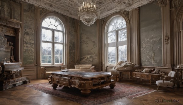A indoors showcased in a bold snowy day