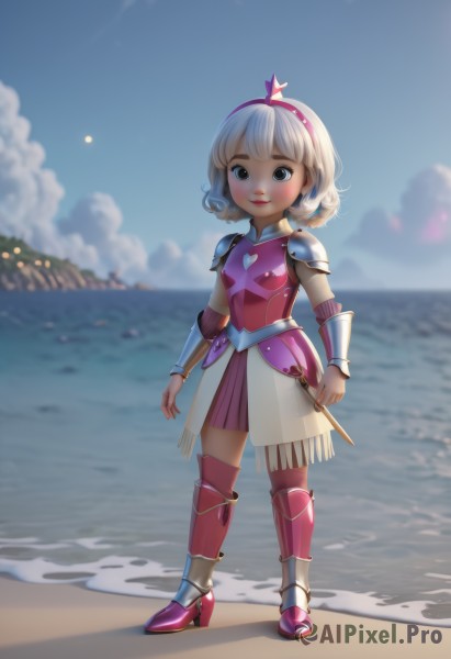 A stunning portrayal of a child in a calm day