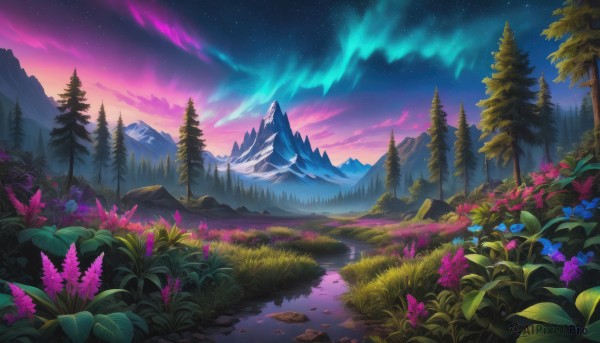 The serene presence of a landscape in a peaceful outdoors