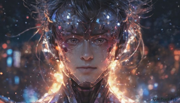 Image of a male in a beautiful dynamic scene
