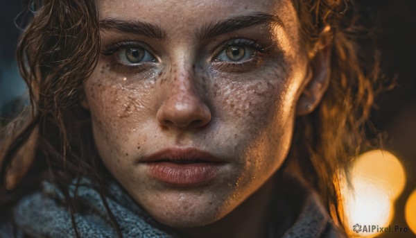A idyllic female within a lush dynamic scene