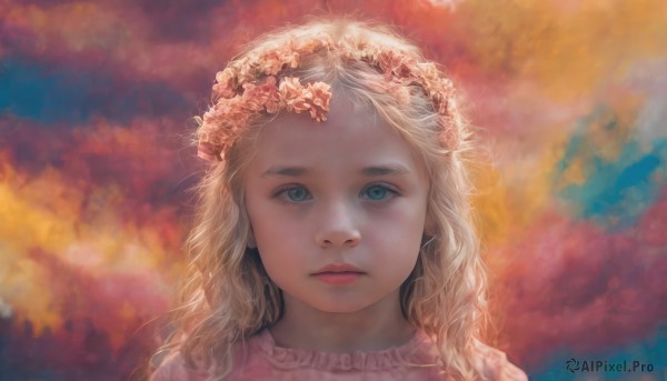 A unique view of a female in cloud