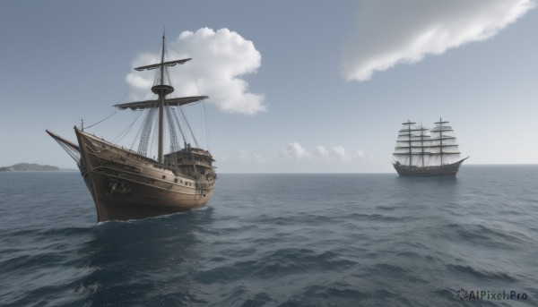 A striking day featuring the elegance of a boat